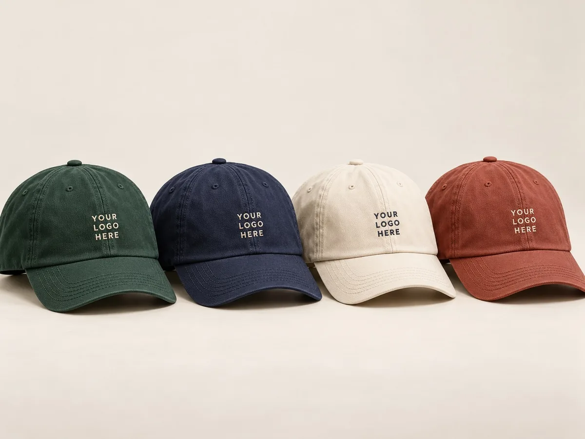 Caps in four colours